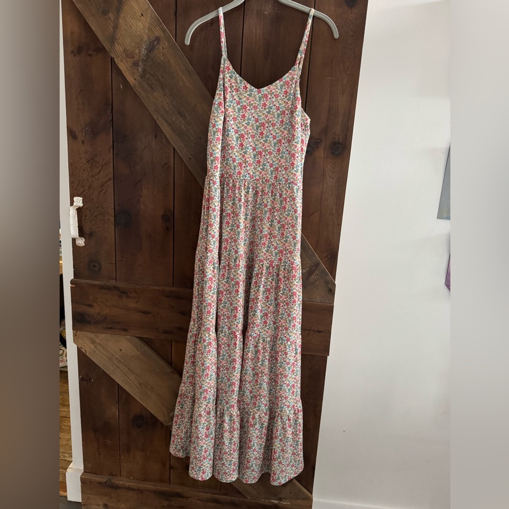 Monteau Floral Maxi Dress - Pink and White - Picture 6 of 6